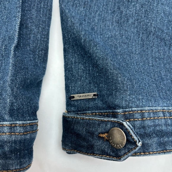 Tahari Blue Jean Jacket - Picture 7 of 10